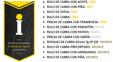 INTERNATIONAL CHEESE & DAILY AWARDS 2022